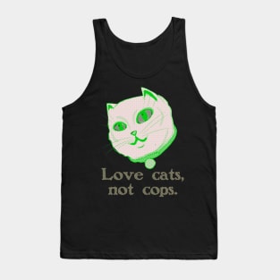 Neon Justice Cat Tank Top